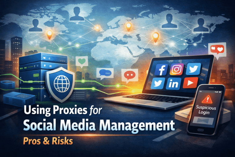 Using Proxies for Social Media Management: Pros and Risks