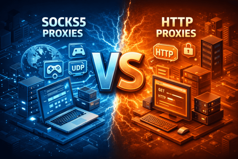 SOCKS5 vs HTTP Proxies: When Should You Use Each?